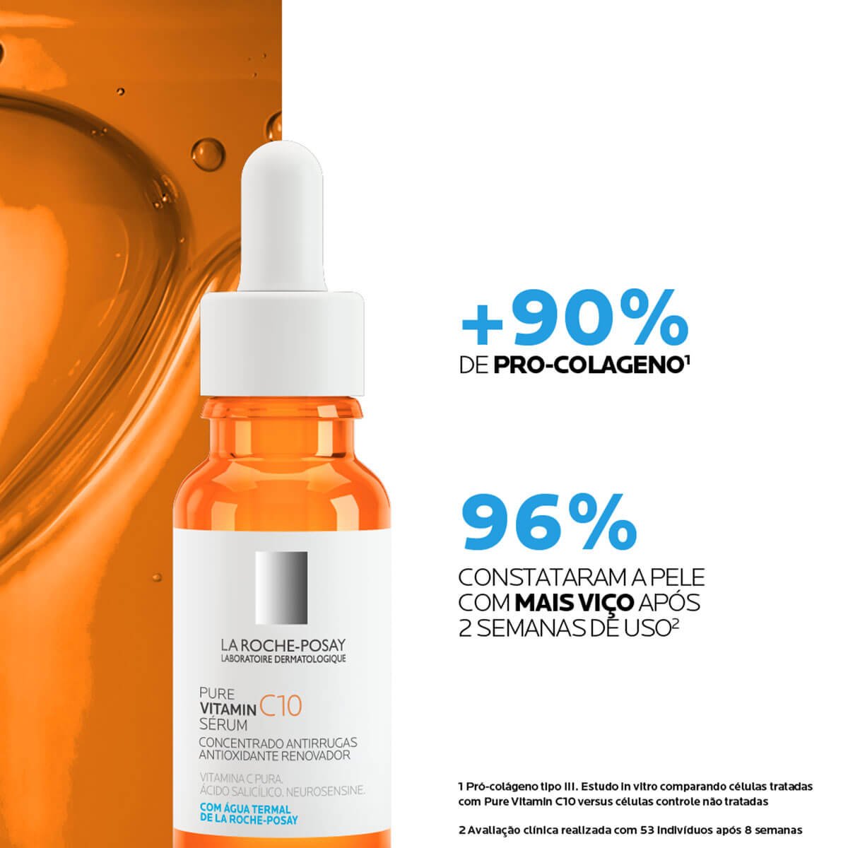 Pure Vitamin C10 é um sérum facial anti-idade | La Roche-Posay
