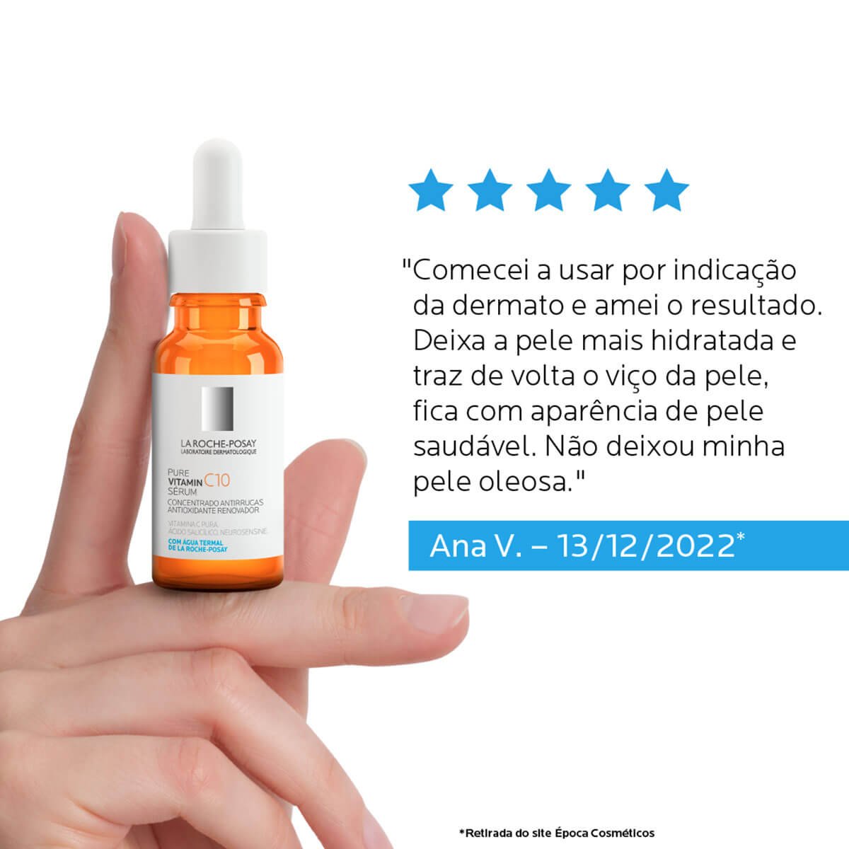 Pure Vitamin C10 é um sérum facial anti-idade | La Roche-Posay
