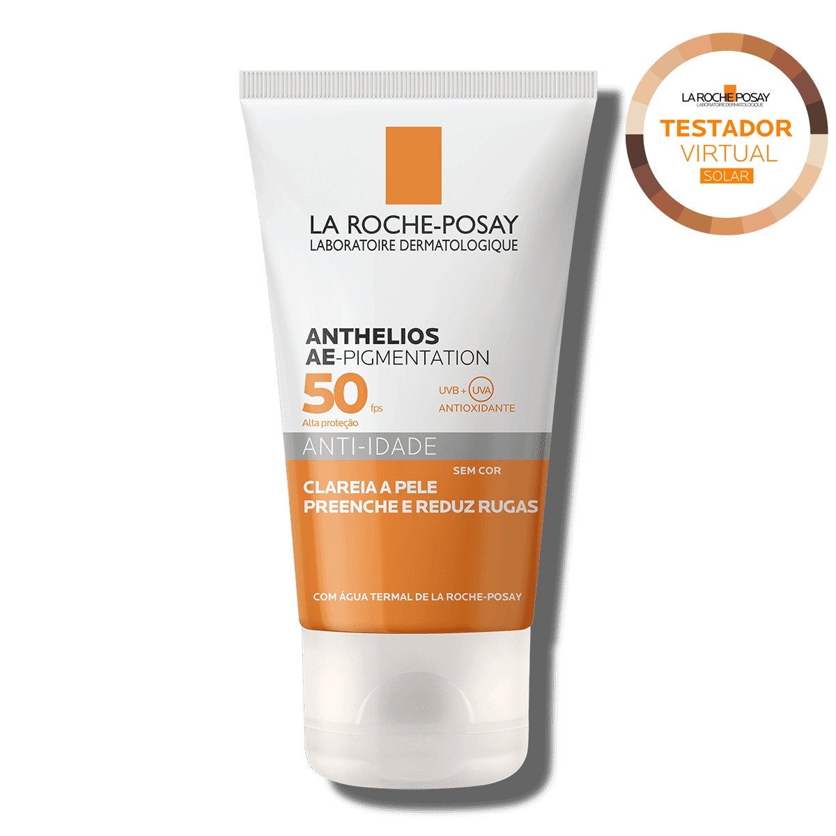 Imagem Protetor Solar Anthelios Ae Pigmentation Sem Cor com selo Testador Virtual Solar