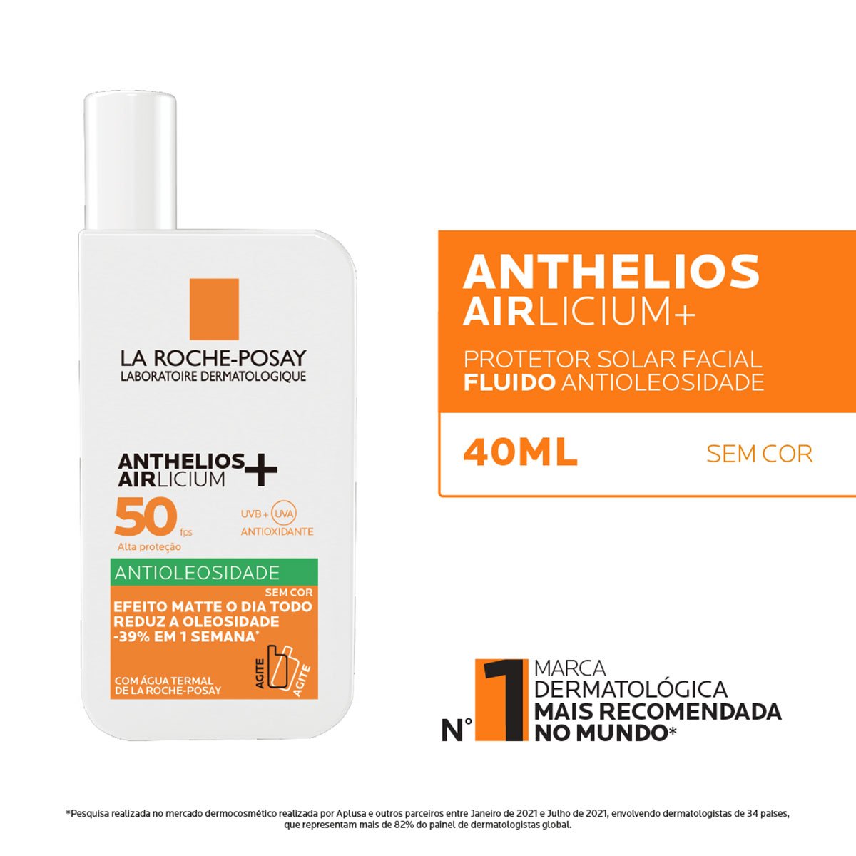 Anthelios Airlicium Fluid FPS60 Sem Cor | Descritivo | La Roche-Posay