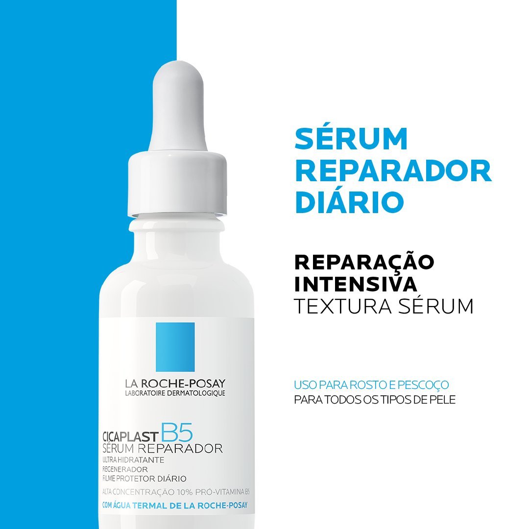 Cicaplast B5 Serum facial com Vitamina B5 La RochePosay