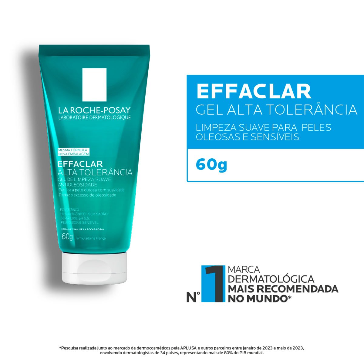Gel de limpeza Effaclar alta tolerância | La Roche-Posay