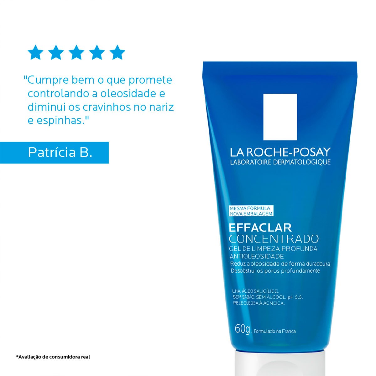 Imagem Effaclar Concentrado 60g | Review | La Roche - Posay