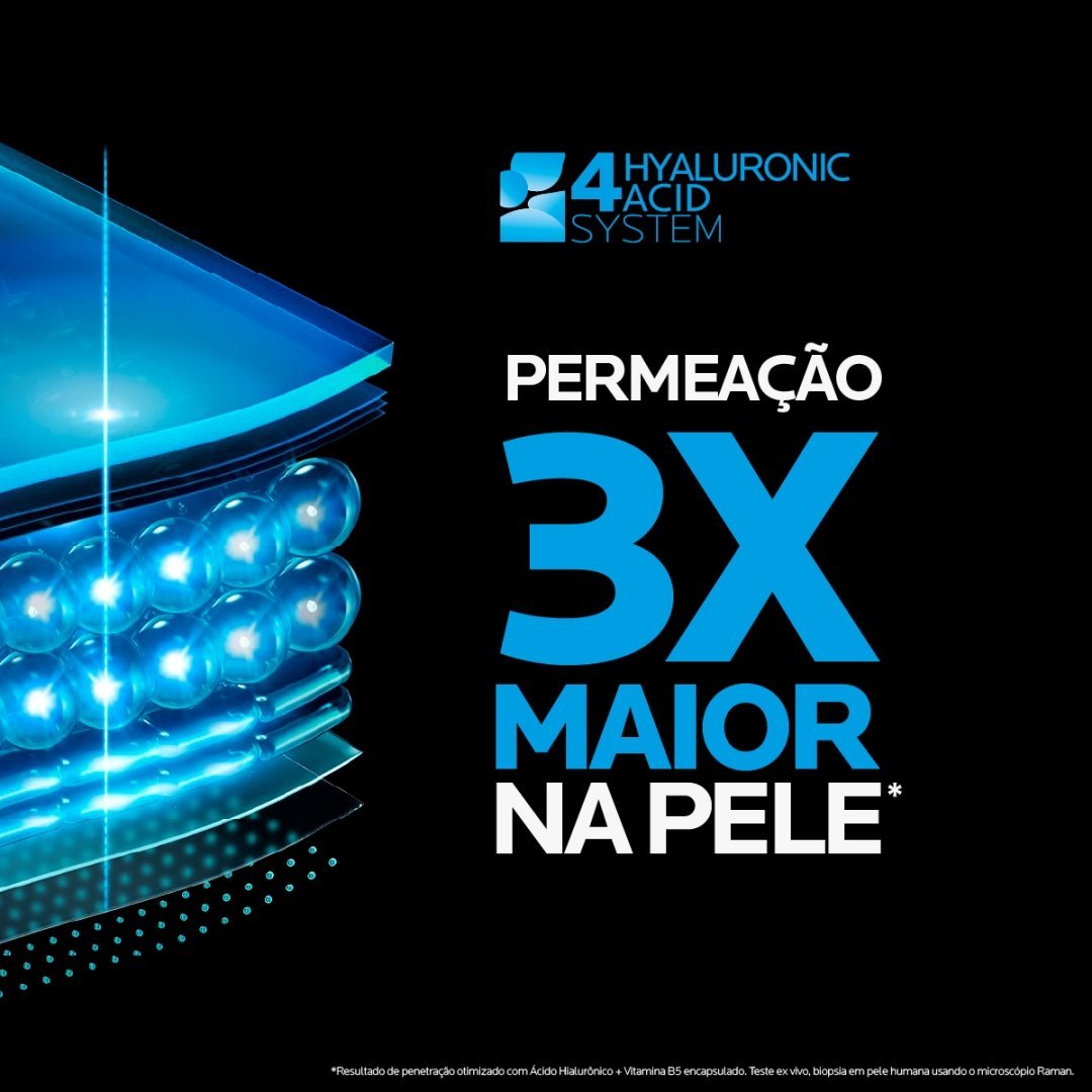 Novo Hyalu B5 sérum superativado. Permeação 3x maior na pele.