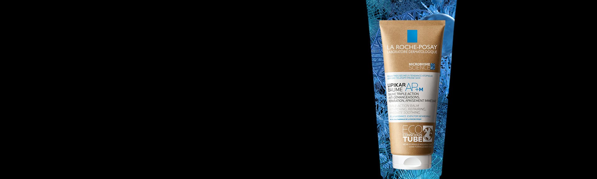 Imagem banner Lipikar Baume AP+M EcoTube | La Roche-Posay