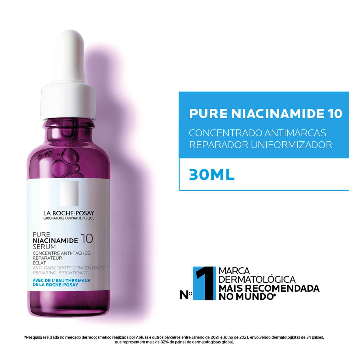 Imagem volumetria | Pure Niacinamide 10 Sérum | La Roche-Posay
