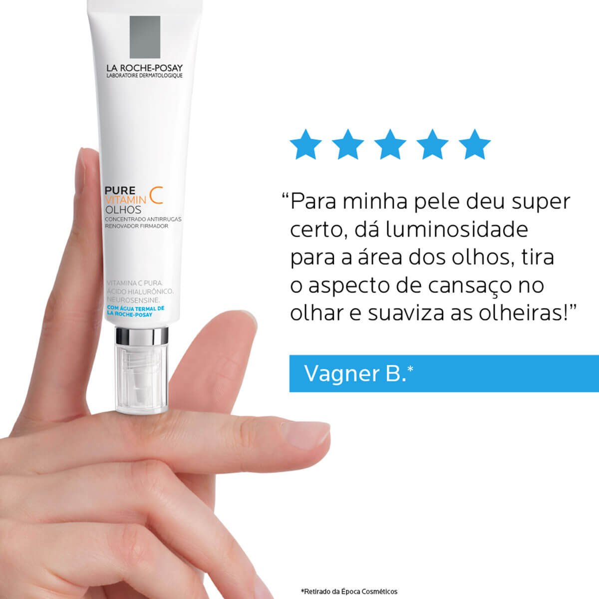 Imagem Pure Vitamin C Olhos | Review | La Roche-Posay