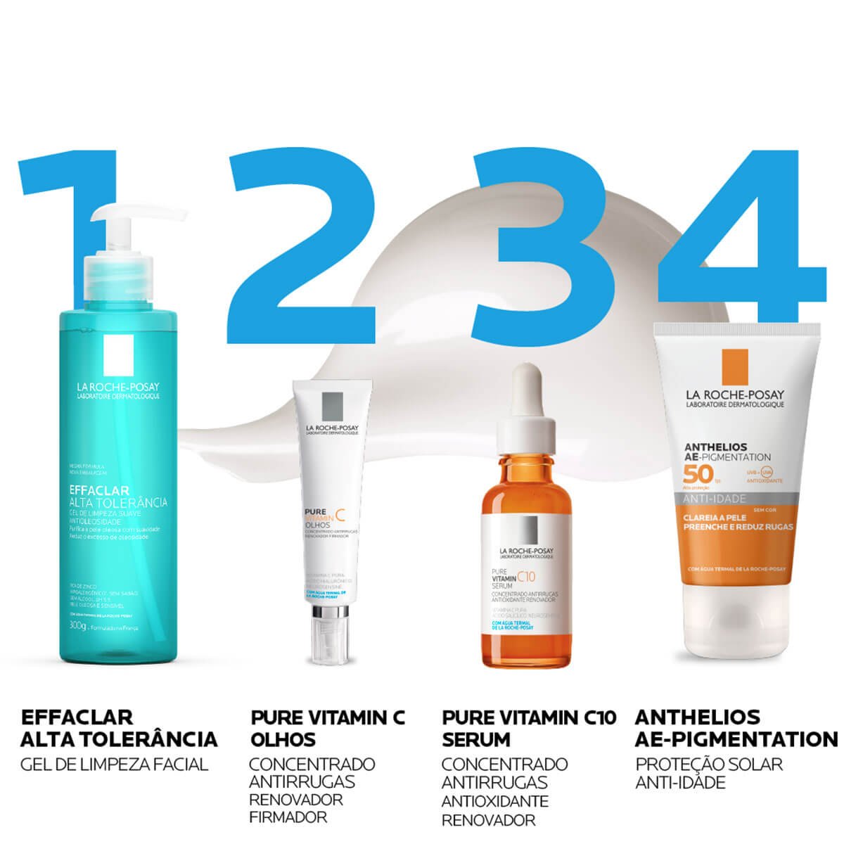 Pure Vitamin C antirrugas para os olhos La RochePosay