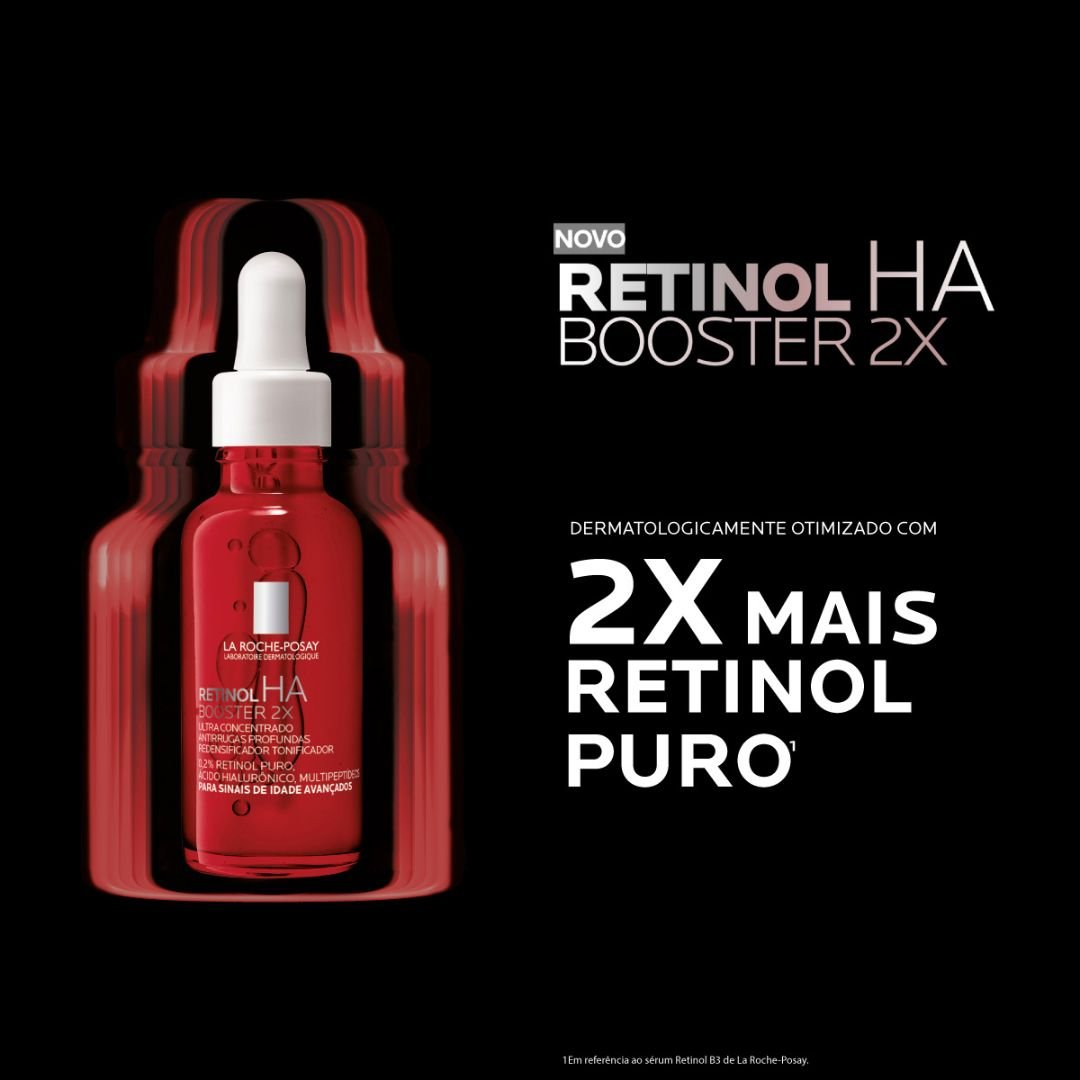 duas vezes mais retinol puro