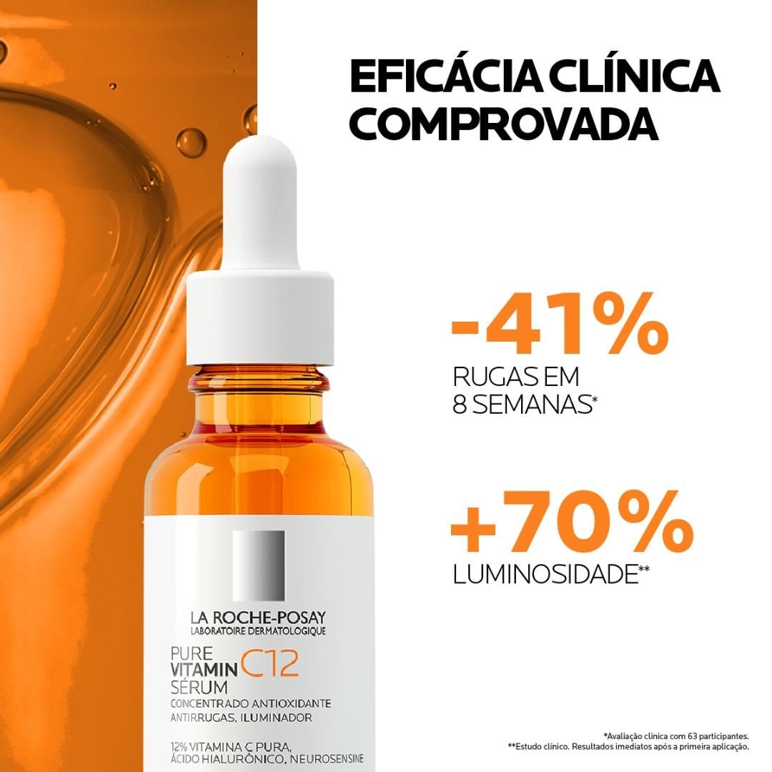 Eficácia comprovada de Pure Vitamin C12