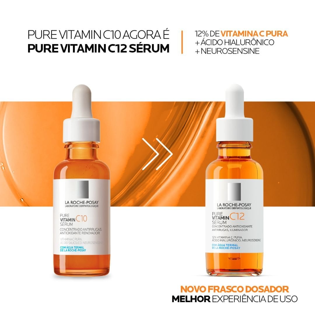 Pure Vitamin C10 agora é Pure Vitamin C12 Sérum